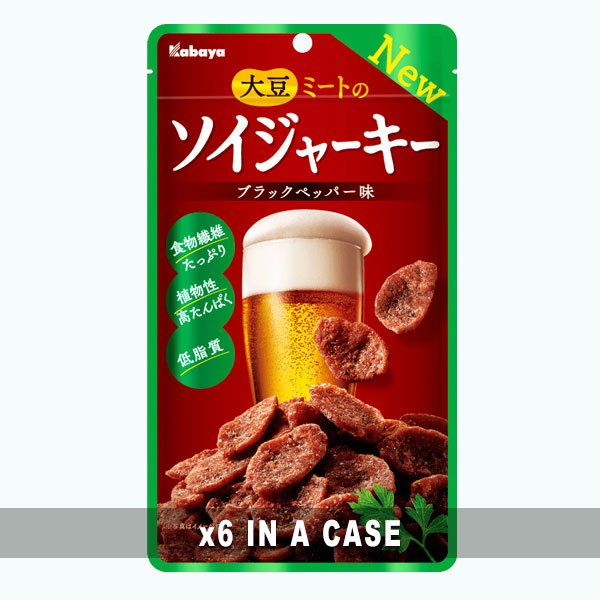 Kabaya Soybean Jerky 6 in a case